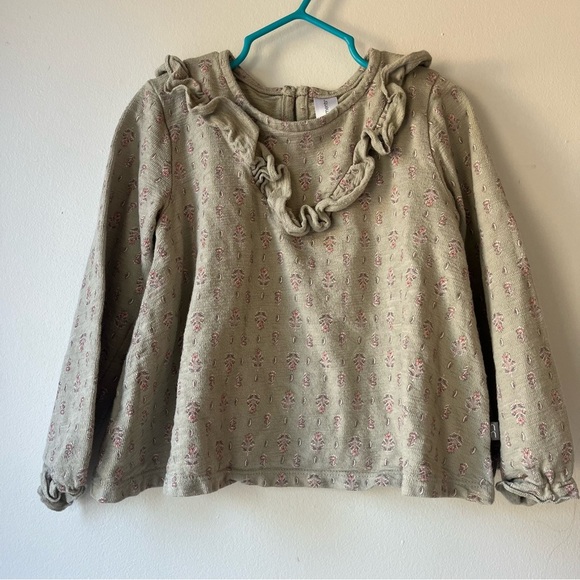 Modern Moments by Gerber Girls 2-Piece Ruffle Top & Jogger Pants Set Size 4T - Picture 2 of 14